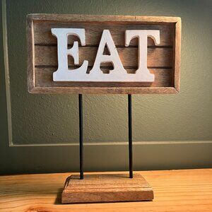 Kitchen Decor "Eat" Sign